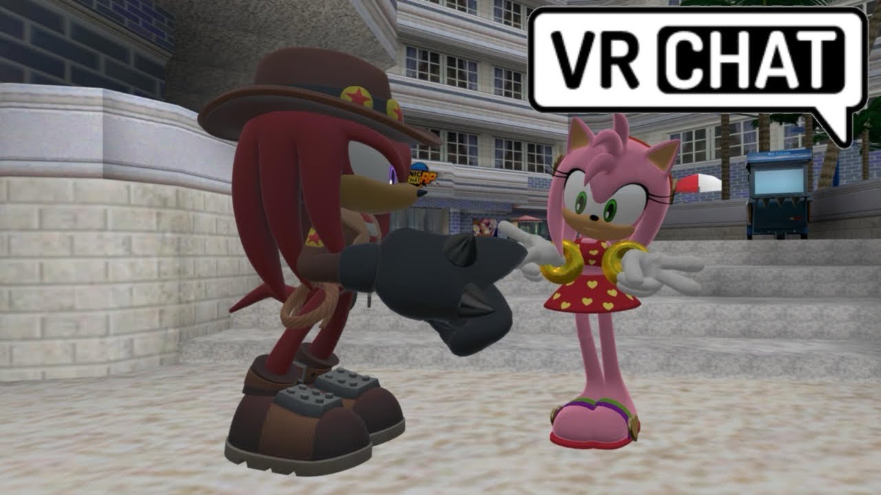 Cool Knuckles and Cool Amy at Emerald Coast Resort-Vrchat 