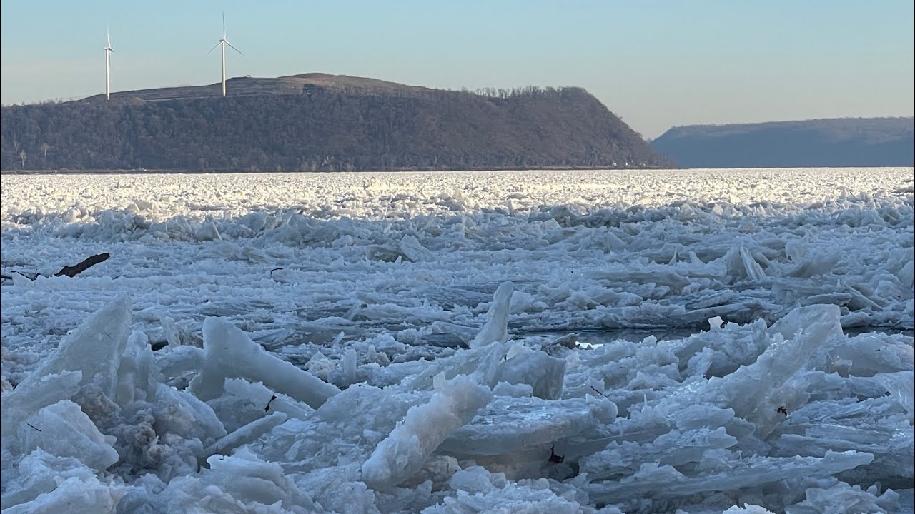 🔴 Wrightsville, PA - Susquehanna River Ice Jam - Live Storm Chaser - 12/28/22