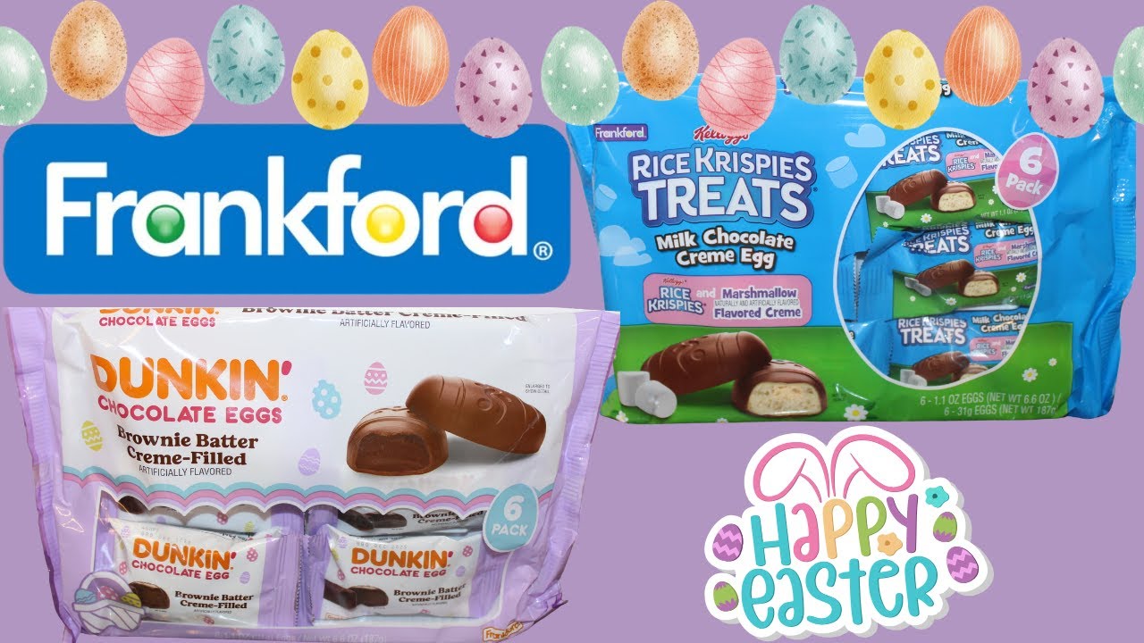 Frankford Crème Eggs: Kellogg’s Rice Krispies Treats & Dunkin’ Brownie Batter Review