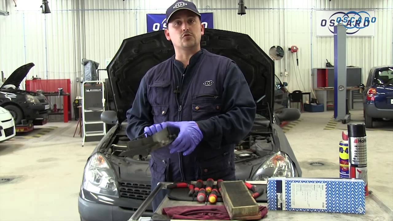 Renault Clio 2 1.9 DTI - Changement du filtre à air