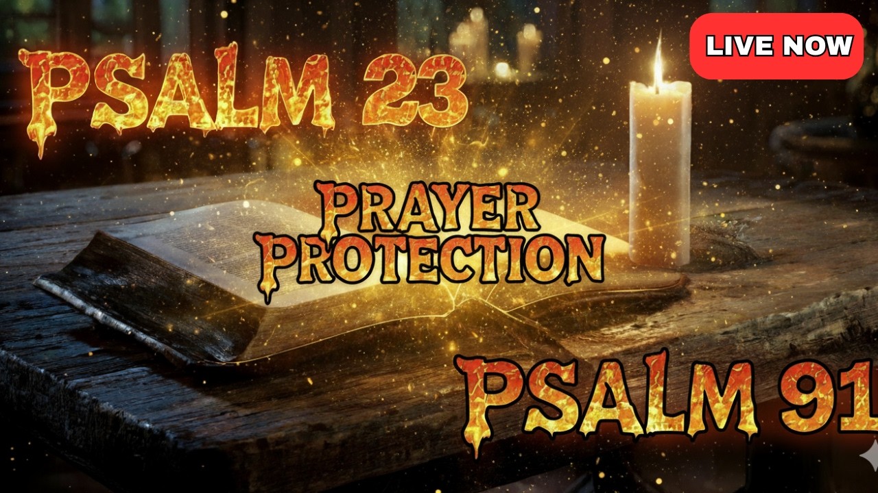 LIVE:  Psalm 91 & Psalm 23 | The Most Powerful Psalms for Protection, Peace & Sleep