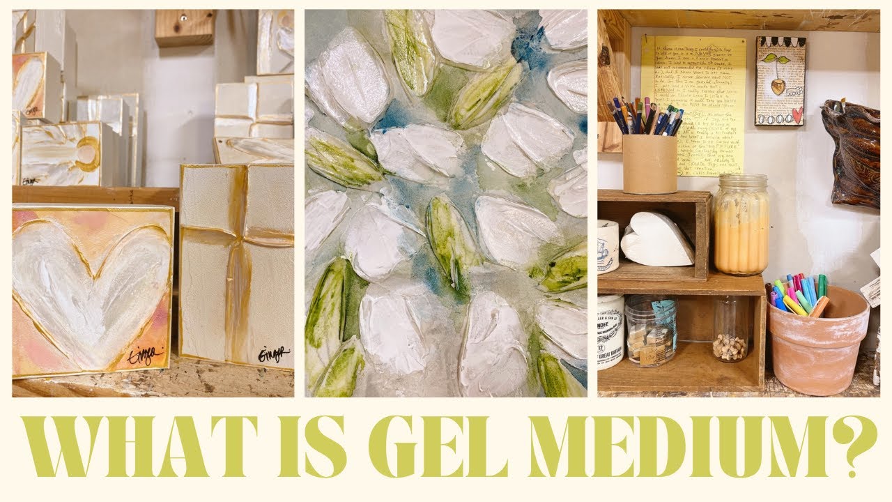 What are the main differences between gels and mediums?