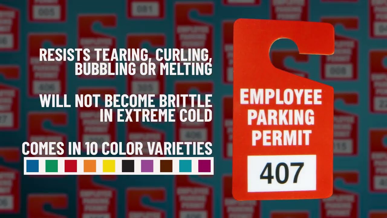 Parking Permits - Hang Tags