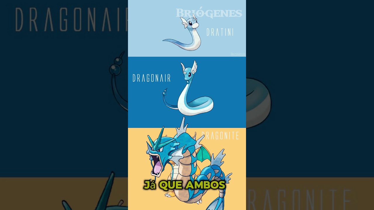 TROCARAM AS EVOLUÇÕES? #anime #otaku #pokemon #gyarados #dragonite #evolução