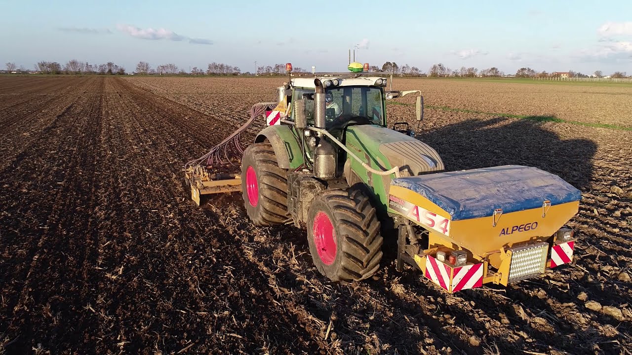 Fendt 930 SPECIAL WHEEL! + Alpego Seeder