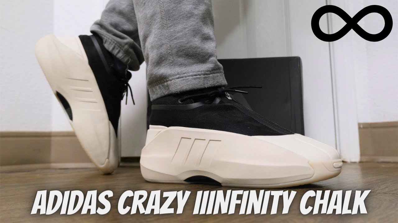Adidas Crazy IIInfinity Chalk On Feet Review