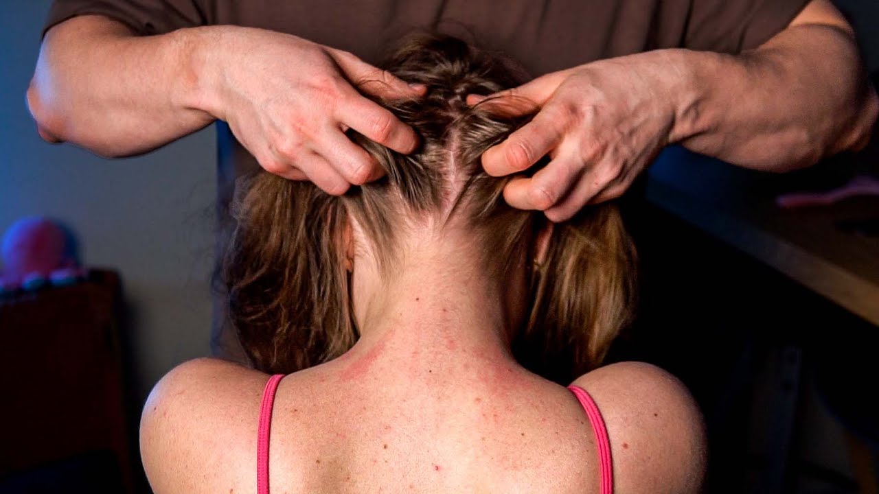 ASMR Insomnia Treatment - Nape & Scalp Tingles (NO Talk)