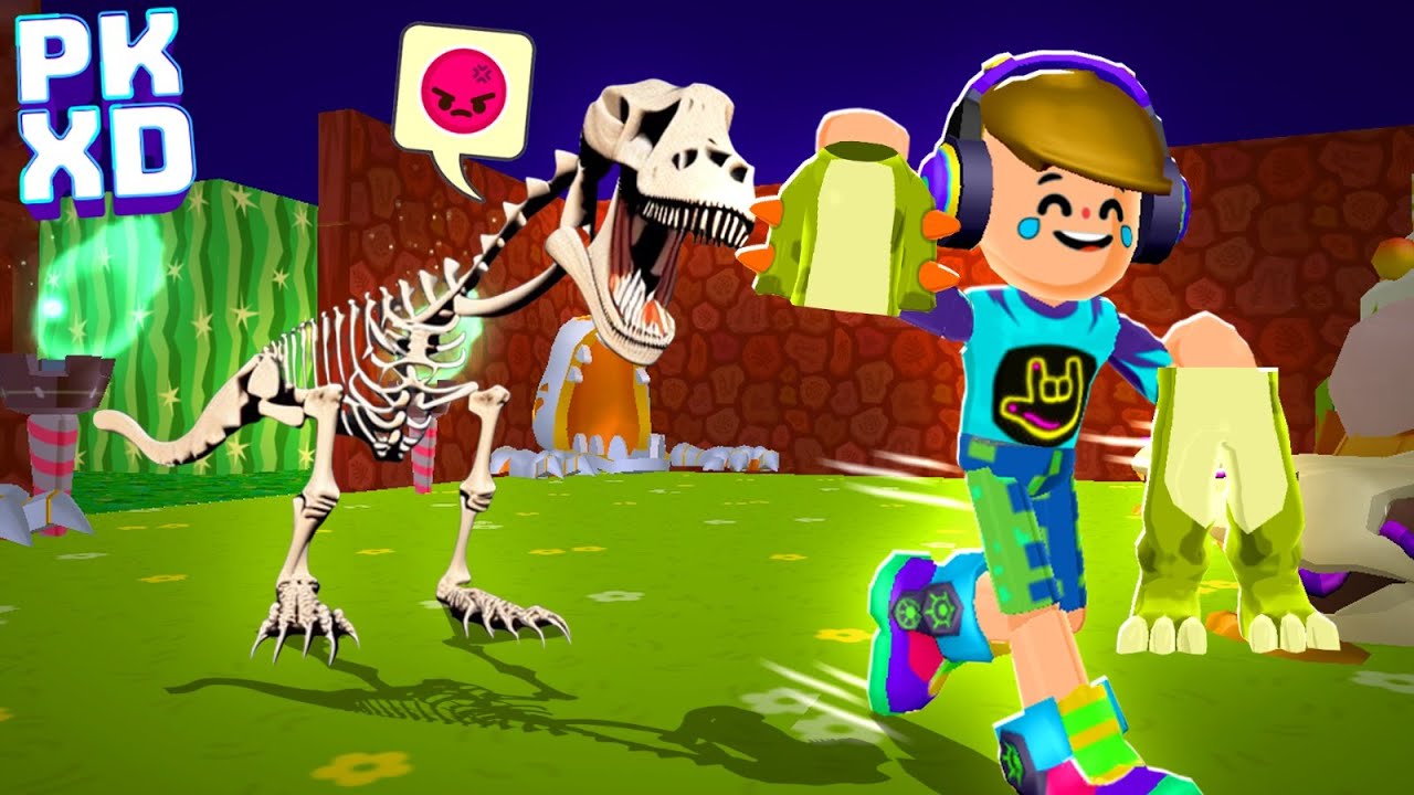 TROLLEI O DINOSSAURO DE TODOS OS JEITOS NO PK XD