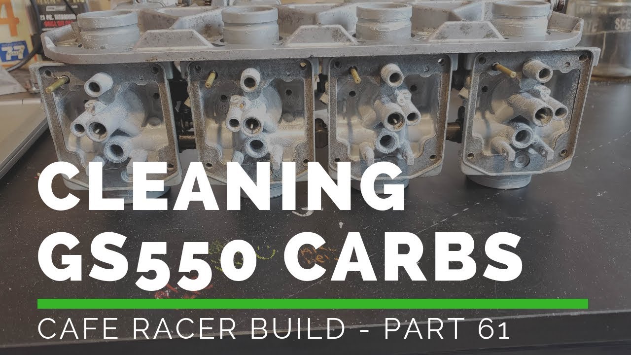 Cleaning GS550 Carbs - Custom Cafe Racer Build (Part 61)