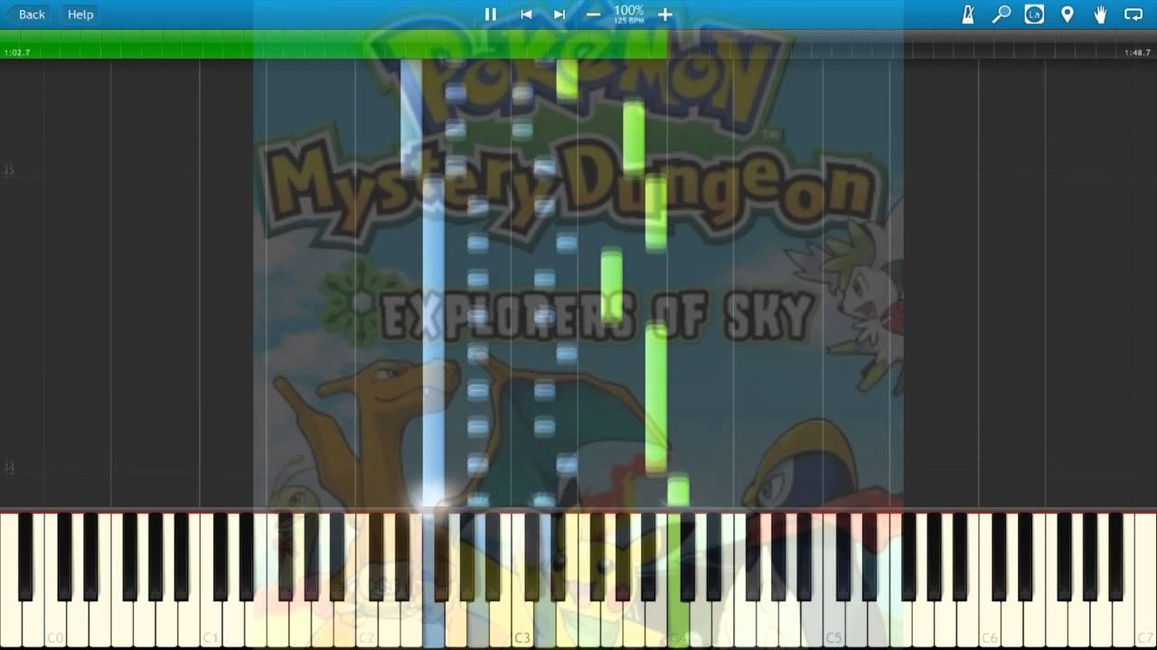 PMD: Explorers of the Sky - Grovyle's Sacrifice (Piano Arrangement) (Synthesia)