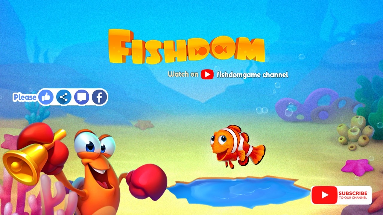 👉Fishdom Game Level 13 to 22 II 🐠🦀 II Mini Game II Fresh Looks II Amazing Characters II
