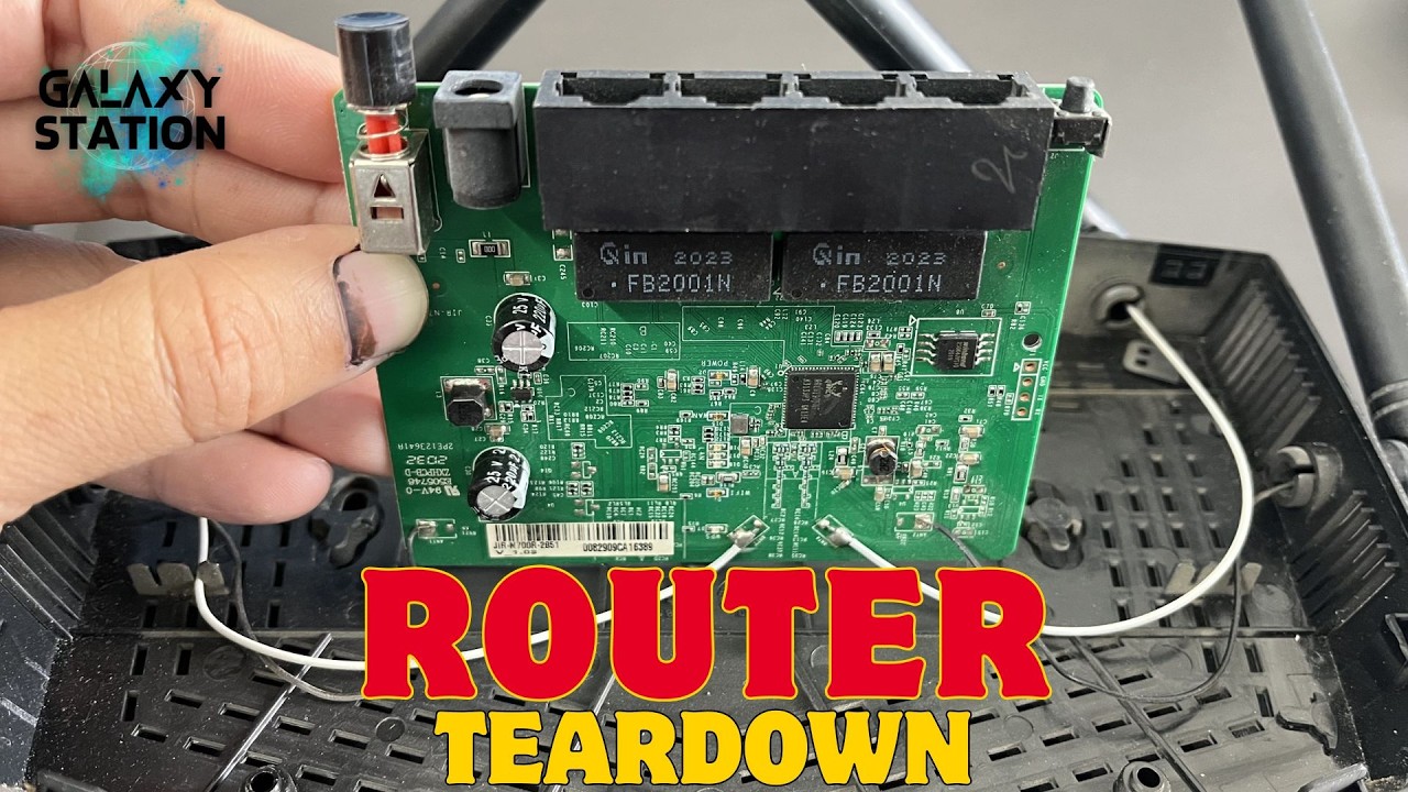 Basic Internet Wi-Fi Router Teardown | Inside Components Revealed!