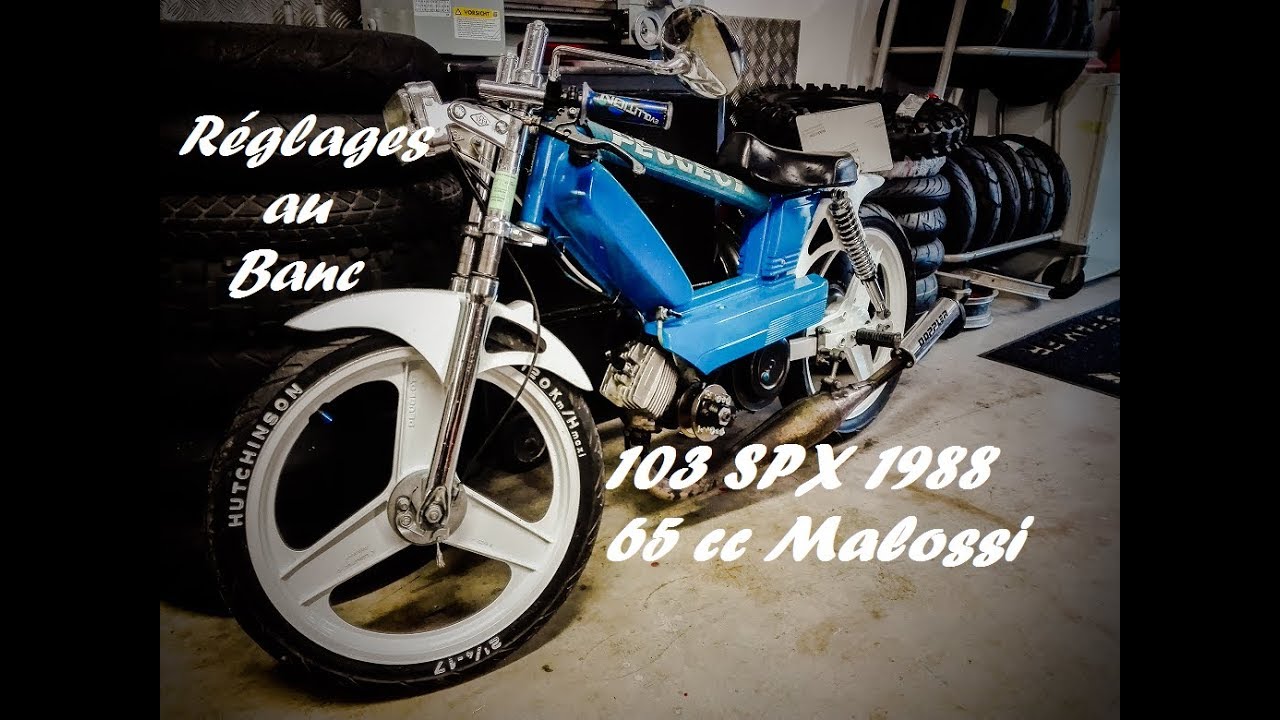 👋💎103 SPX 1988 65cc MALOSSI CUSTOM👌💨//Passage au banc Team ARS 2K18