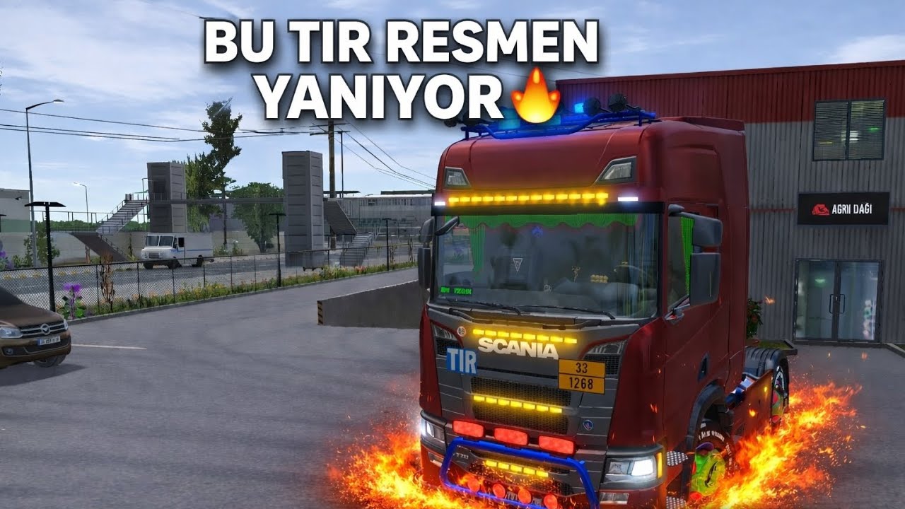 MODİFİYE CANAVAR YOLA ÇIKIYOR |Işık Şovlu Scania ile Gerçekçi Tır Sürüşü 🚧🚦⛽