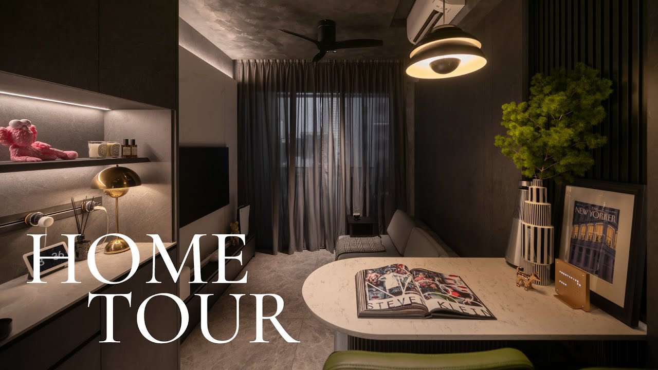 Home Tour | Dark Modern | The M Condo | 38 Middle Road