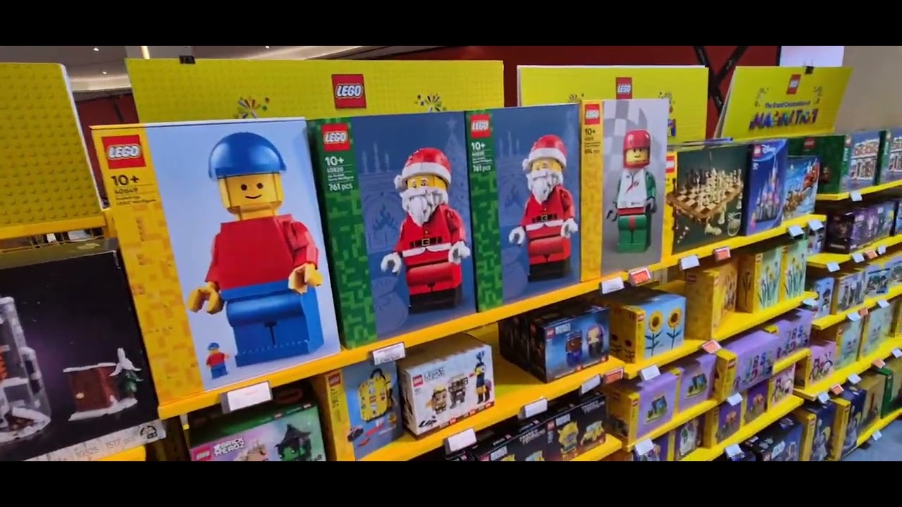 Lego pop up and original stores in saim paragon bangkok thailand 