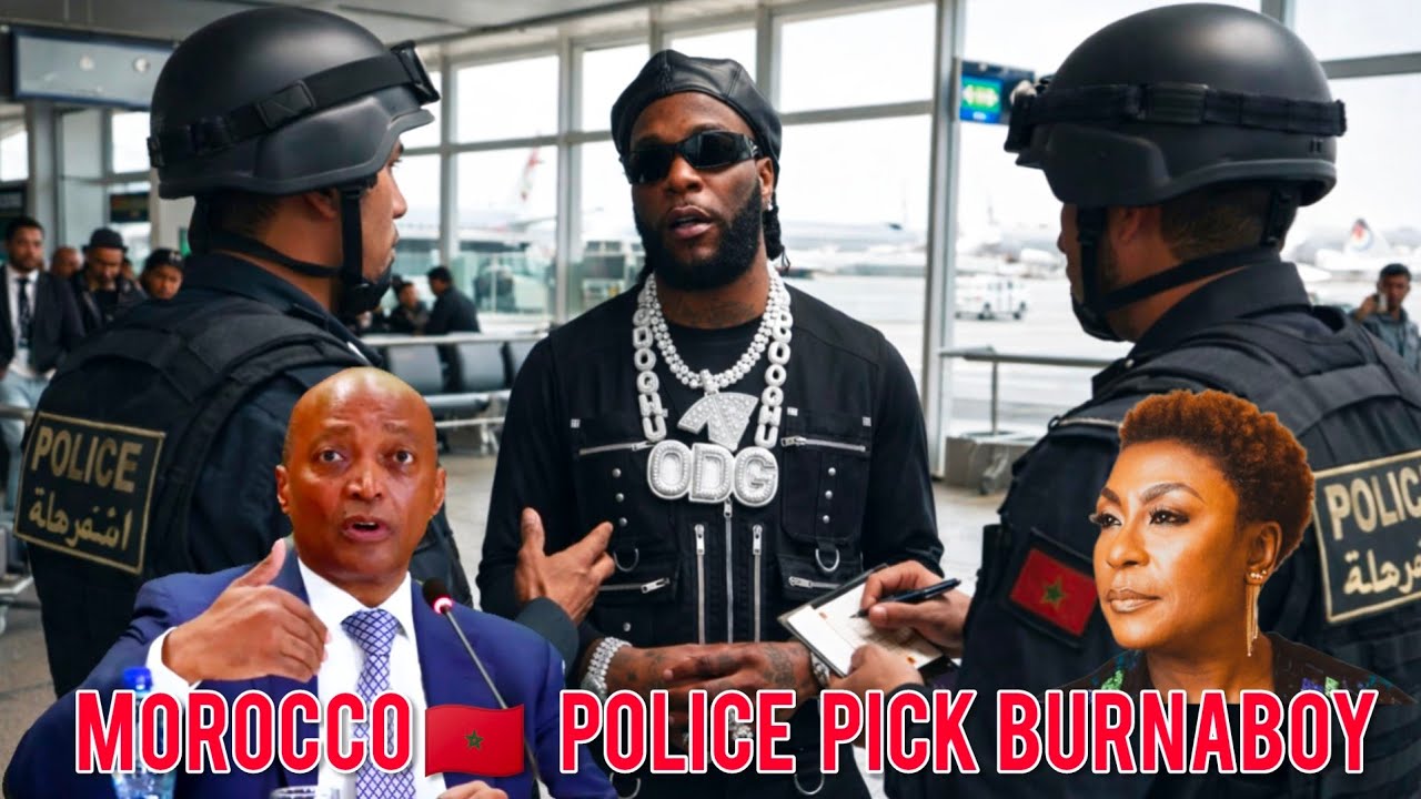  Burnaboy boy ARRESTED in Morocco 🇲🇦 Airport for $100M Jewelry...........