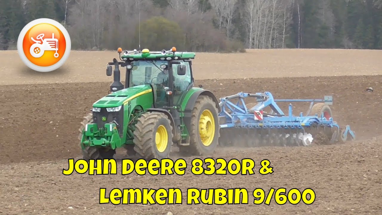 Tillage 2021 | John Deere 8320R & Lemken Rubin 9/600 KUA disc harrow