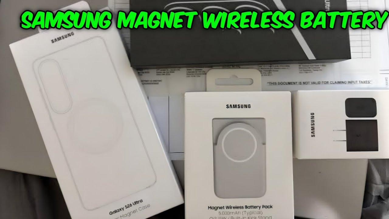 Samsung Magnet Wireless Battery Pack Review: 15W Qi2 Charging for Galaxy S26 Ultra! (Worth $65?)