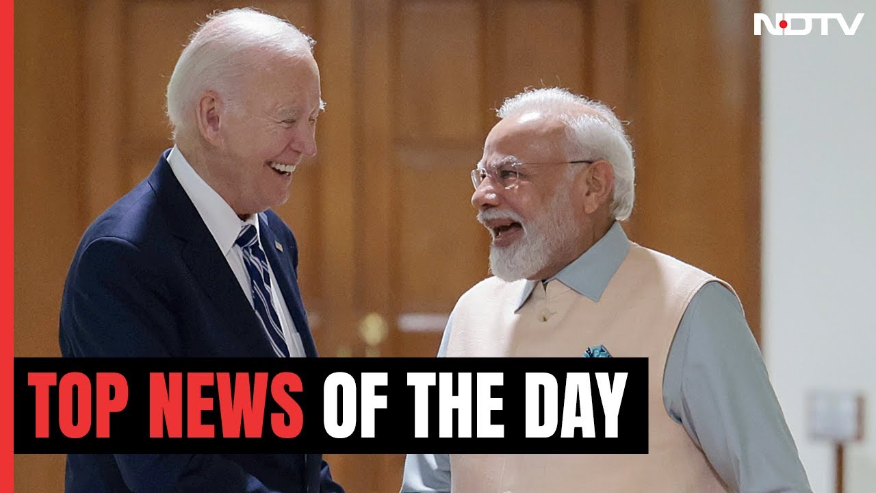 Biden, Trudeau, Sunak Arrive In Delhi For G20 Summit | The Biggest Stories Of September 8, 2023