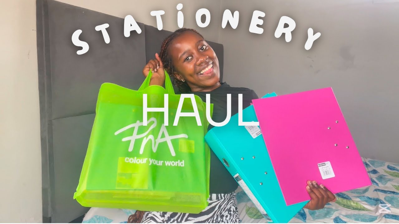 2025 Stationery haul | Back To School Prep & Uniform Shopping. South African YouTuber 🇿🇦