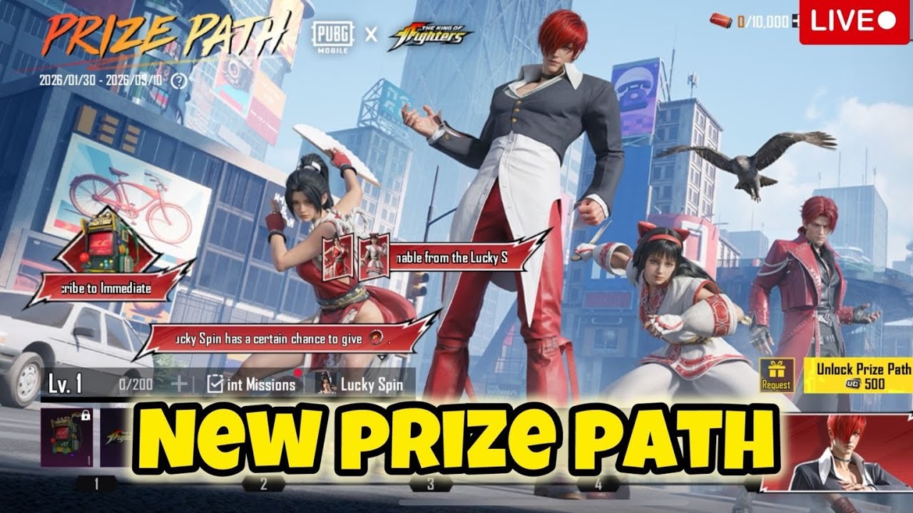 KING OF FIGHTERS PRIZE PATH & LUCKY SPIN CRATE OPENING | FDK IS LIVE |  NEW  COLLABORATION