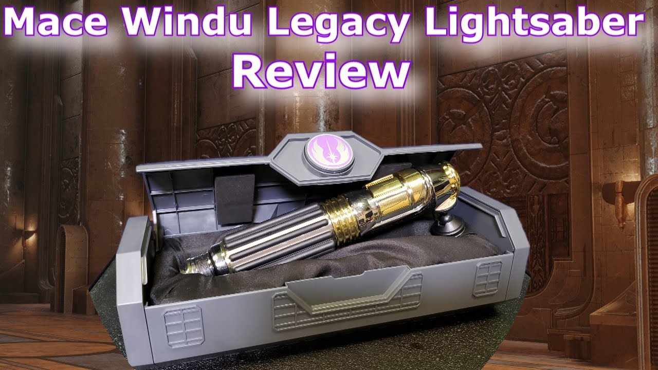 Star Wars Galaxy's Edge - Mace Windu Legacy Lightsaber Review