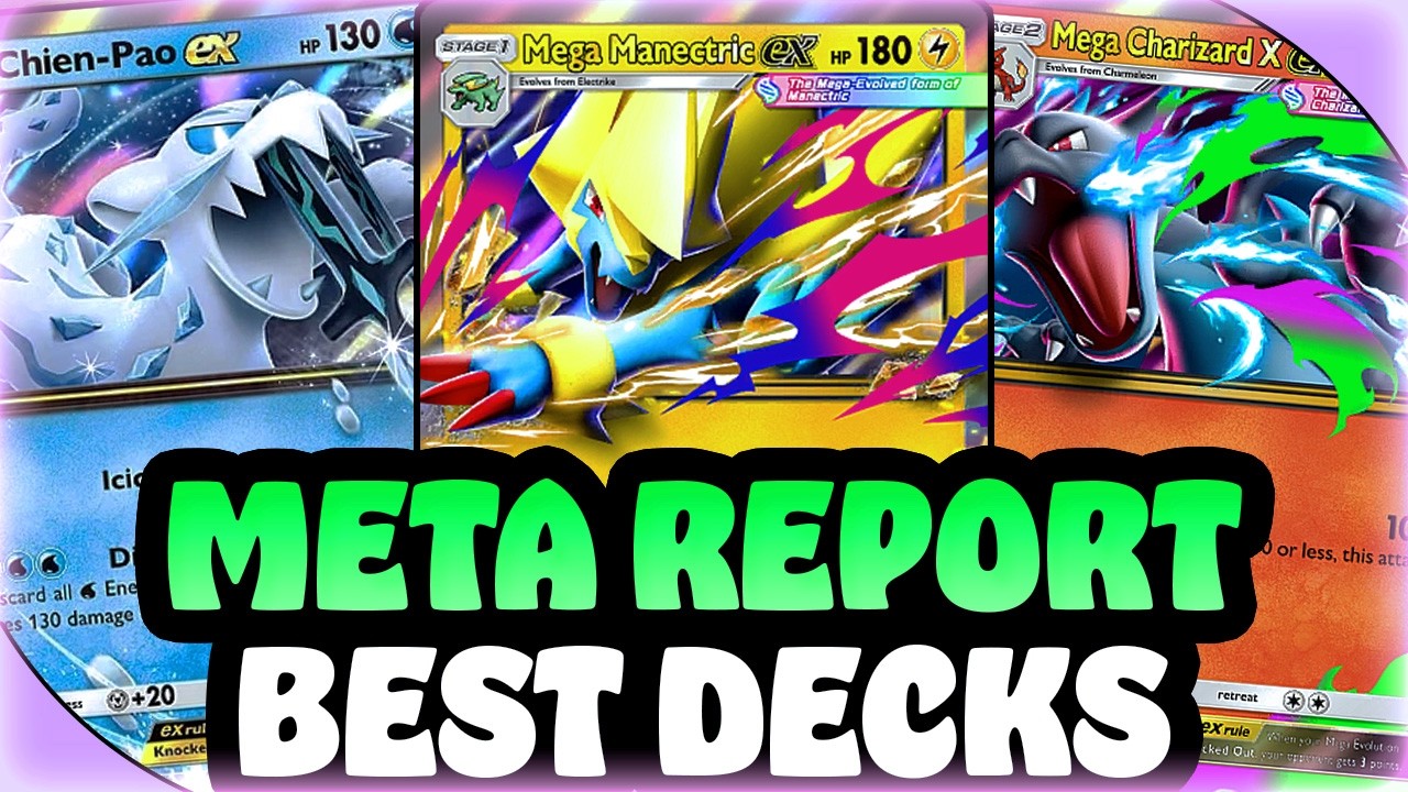 ПЕРВЫЙ ОТЧЕТ О МЕТЕ | Лучшие колоды из Mega Shine в Pokemon TCG Pocket