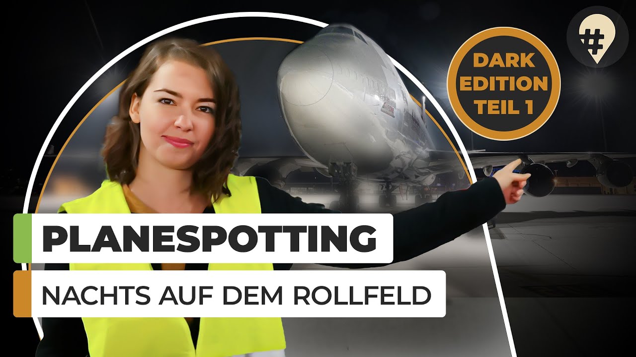 Flughafen Leipzig-Halle bei Nacht: Planespotting | Flughafen Doku LEJ #hinREISEND