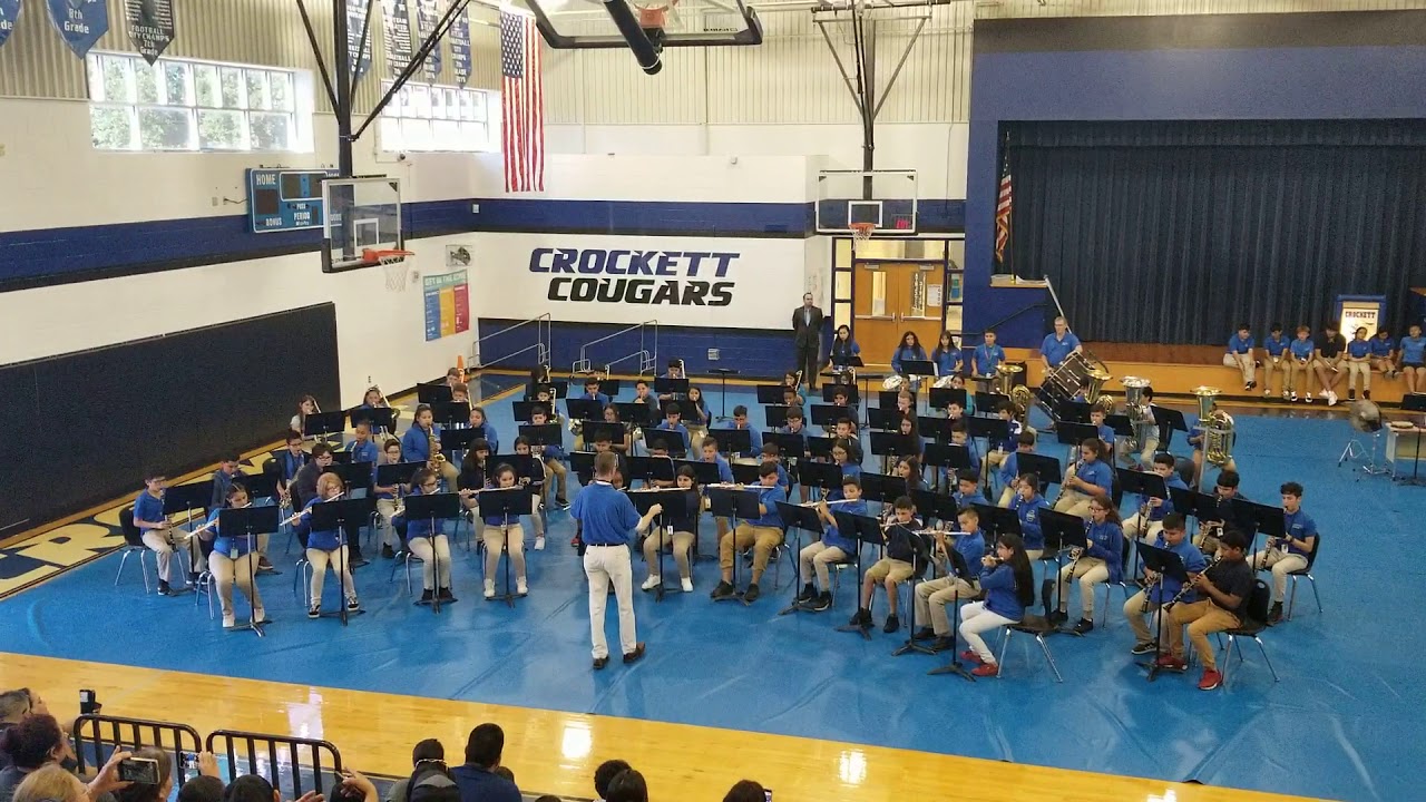 25 or 6 to 4 performed by the Crockett Middle School (Irving, TX) beginner band