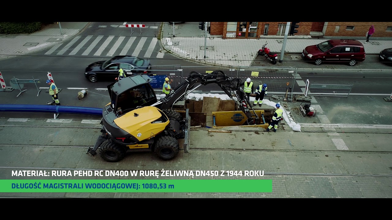 Renowacja magistrali wodociągowej w Poznaniu