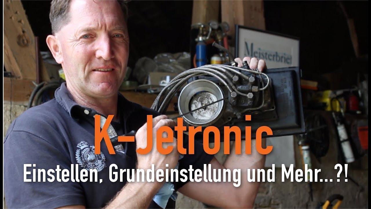 K-Jetronic - Einstellen, Grundeinstellung und Mehr...?! Erklärt vom Kfz Meister