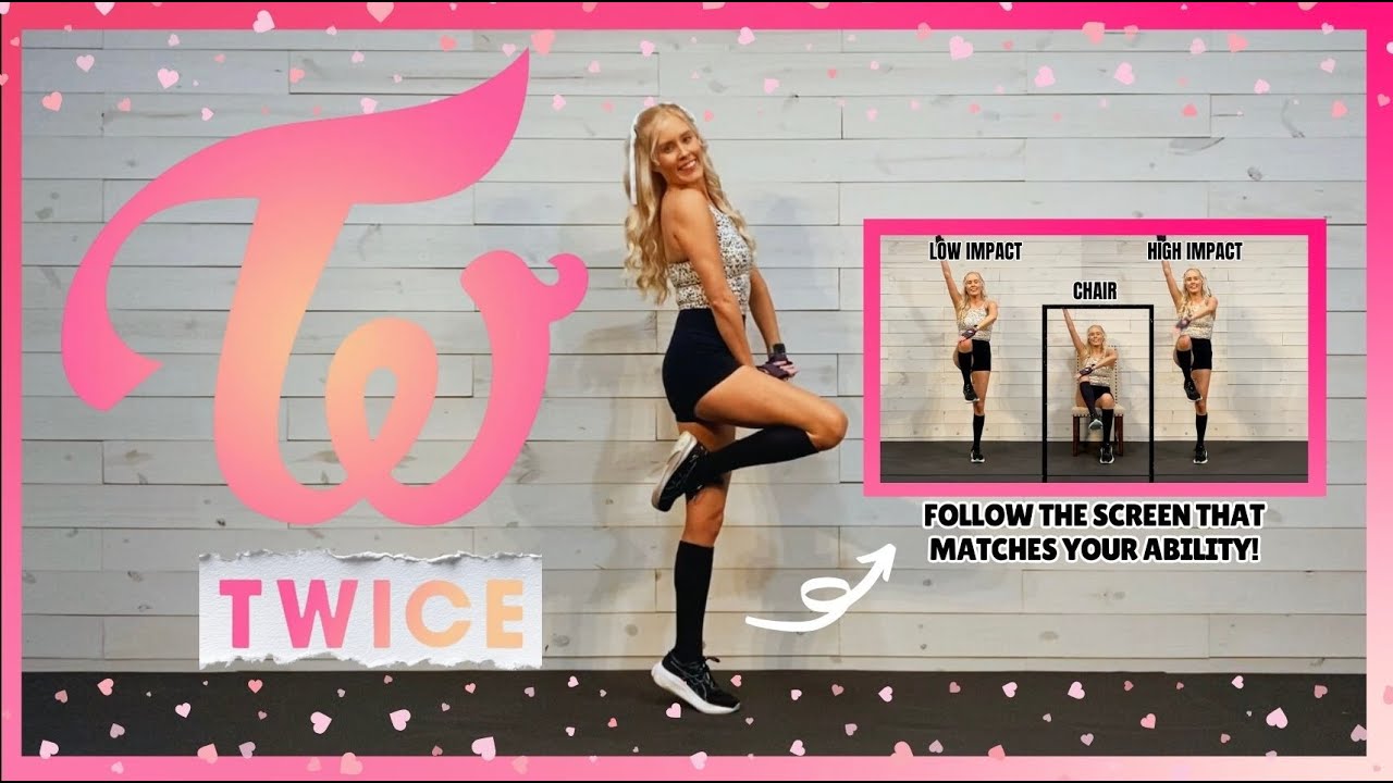 💕 TWICE CARDIO + BODY TONING WORKOUT 💕 ACCESSIBLE WORKOUT 💕 2 IN 1 DANCE HIIT + WEIGHTS 💕