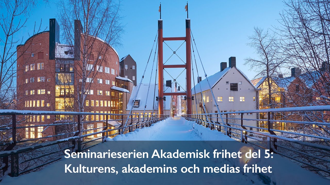 Seminarieserien Akademisk frihet del 5: Kulturens, akademins och medias frihet