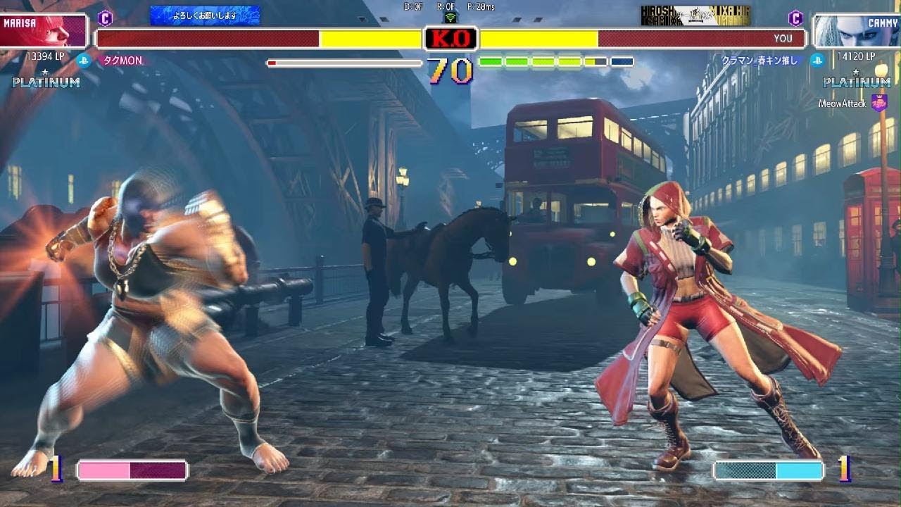 スト6　キャミィでランクマ　VSマリーザ·ロゼッティ