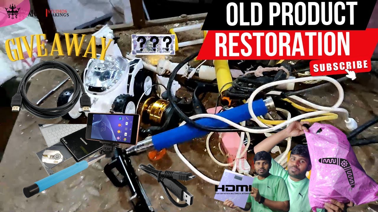 Restoration | இரும்பு கடை iphone | katapai Scrap old product repair camera give away #shorts #diy