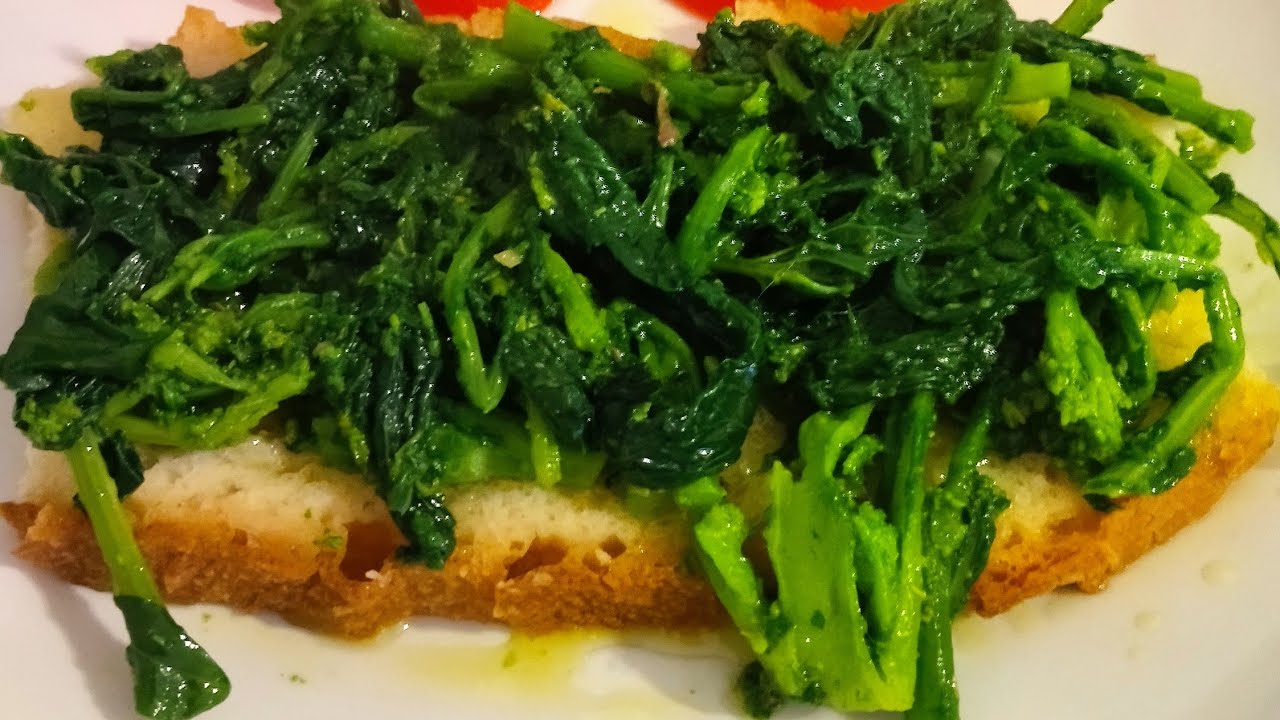 ricetta contadina pancotto con cime di rapa
