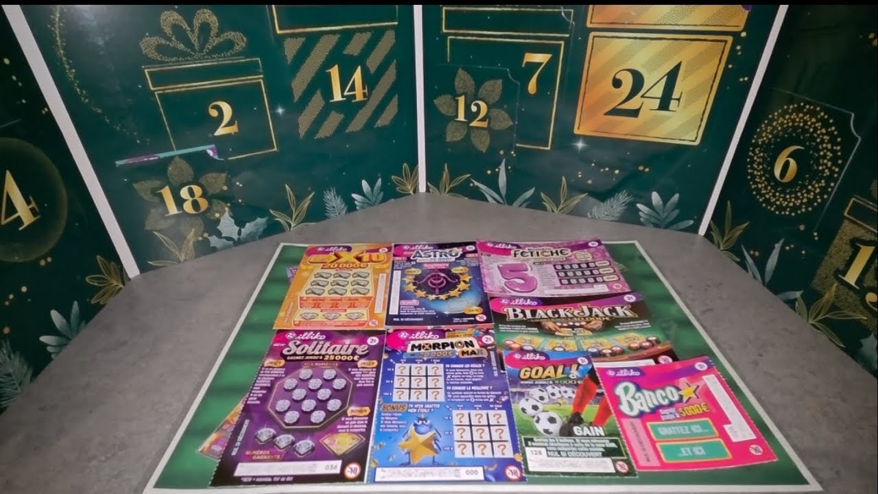Ouverture case 15 du calendrier de l'avent FDJ !!! 💶💲🍀💰🗓