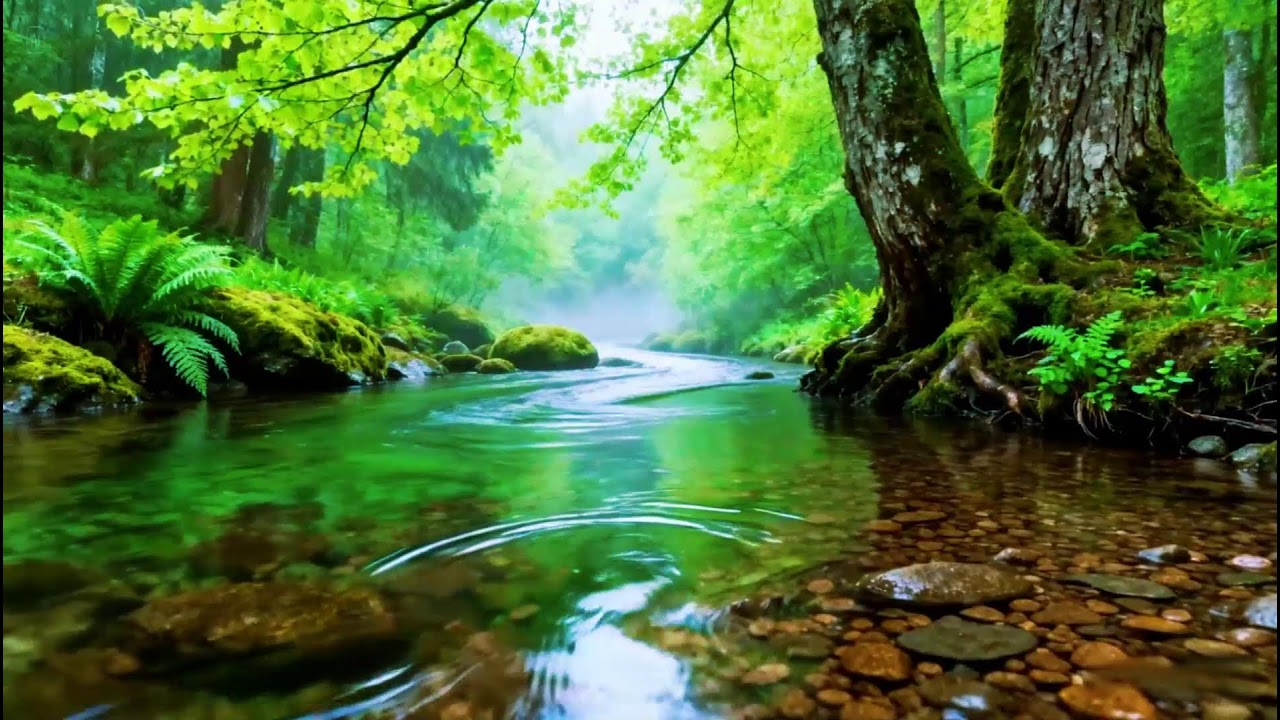 Forest Stream Sounds and Birdsong, 8 Hour of Nature Sounds for Sleep and Relaxation
