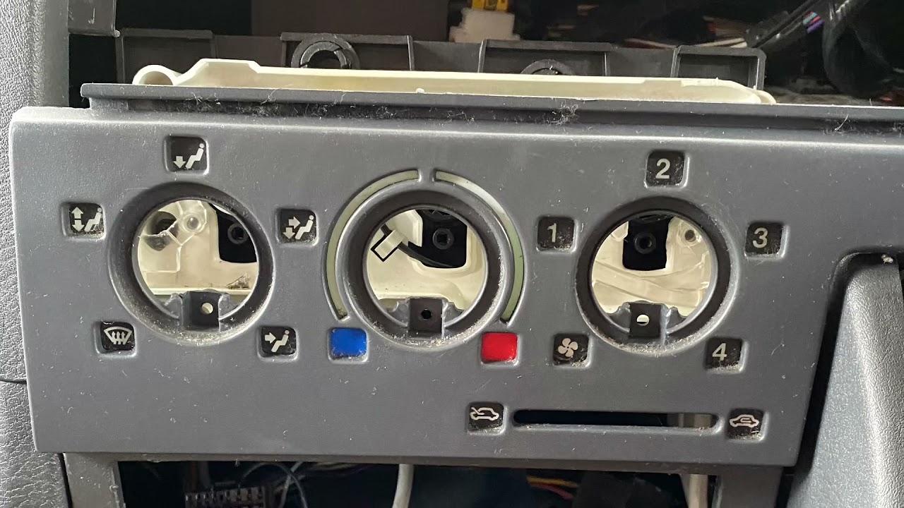 Fiat Ducato Replace heater climate control back light