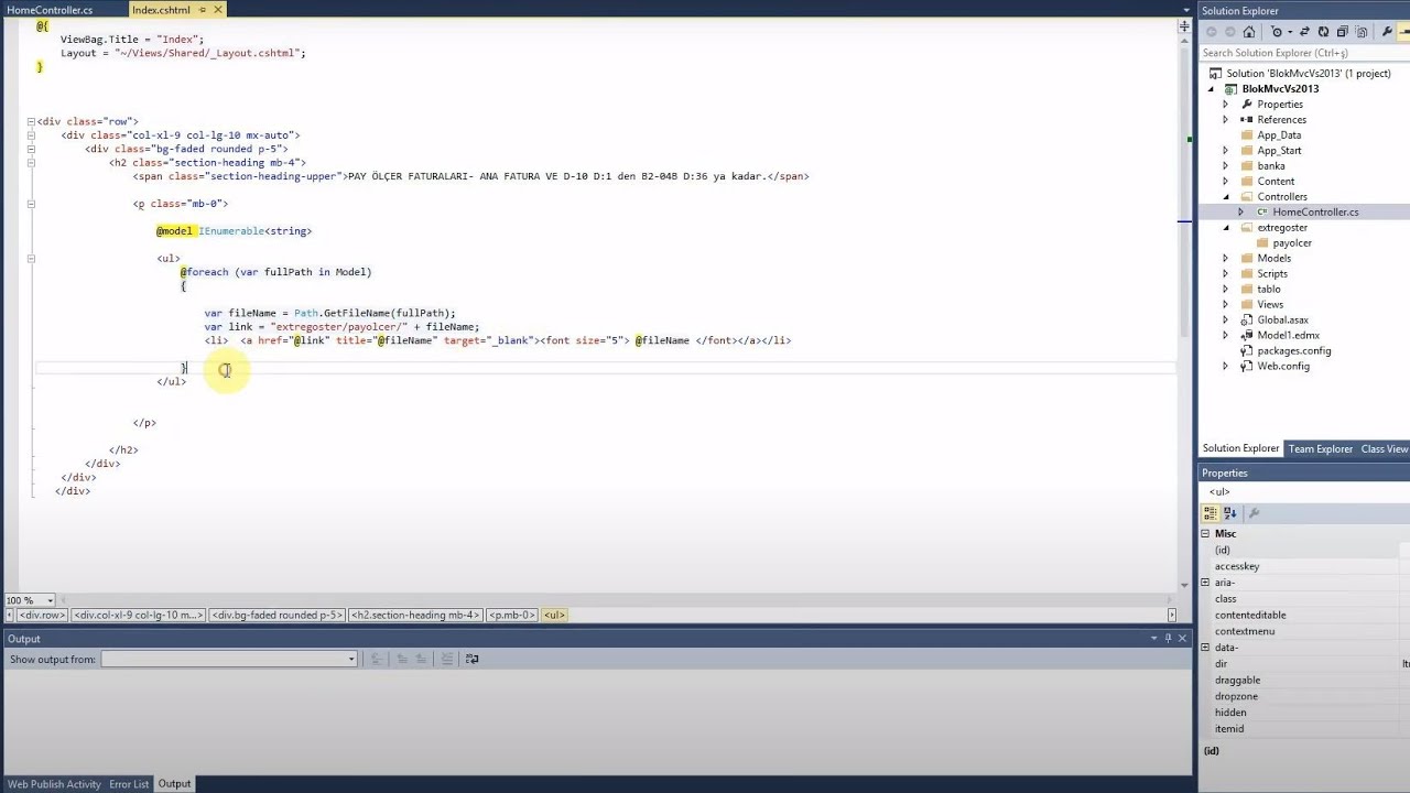 ASP.NET C#.NET CORE MVC PDF LISTER