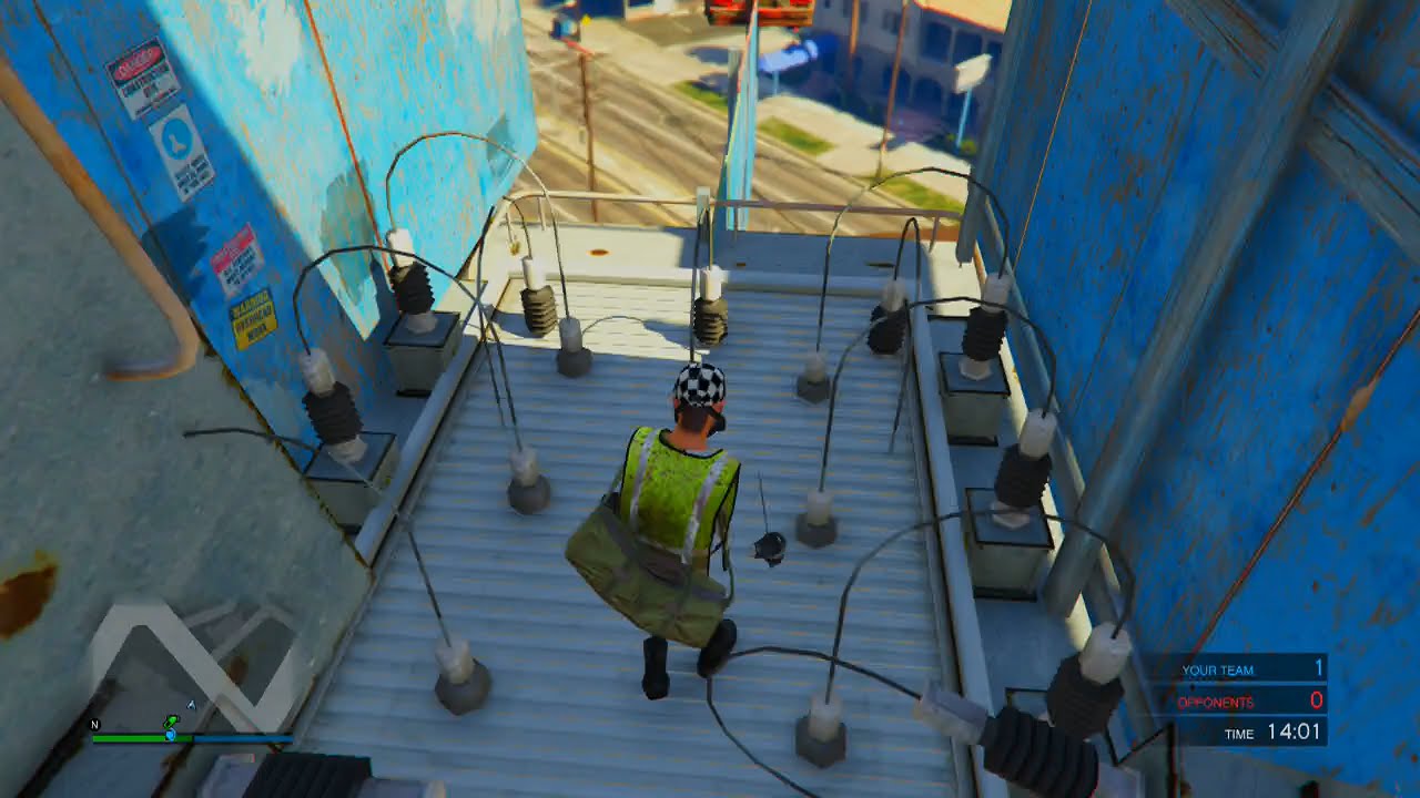 GTA 5 - Parkour Deathmatch - HARD HOSPITAL PARKOUR