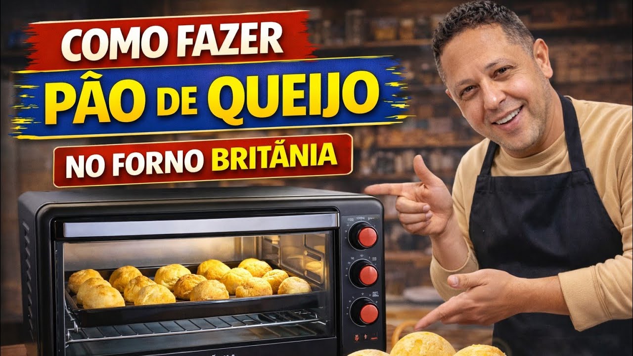 Como Fazer Pão de Queijo no Forno Elétrico Britânia 36 Litros