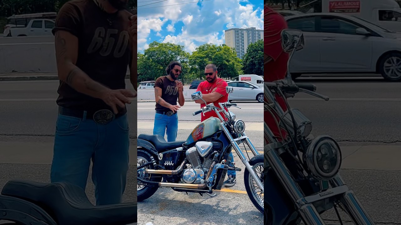 A Honda Shadow virou uma Harley 🔥🤘