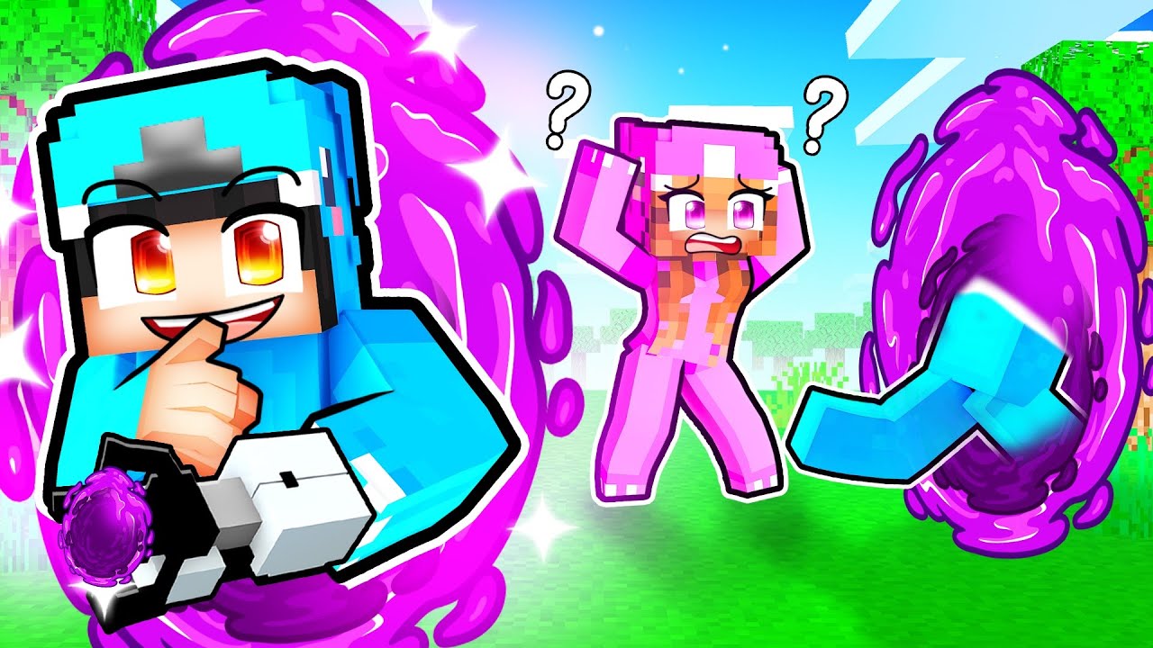 Using PORTAL MOD to SPY on My CRUSH in Minecraft!