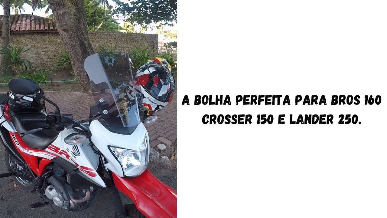 BOLHA PERFEITA PARA BROS 160 / CROSSER 150 E LANDER 250 | BOLHA ATACAMA NA BROS 160 | TAMANHO MÉDIO!