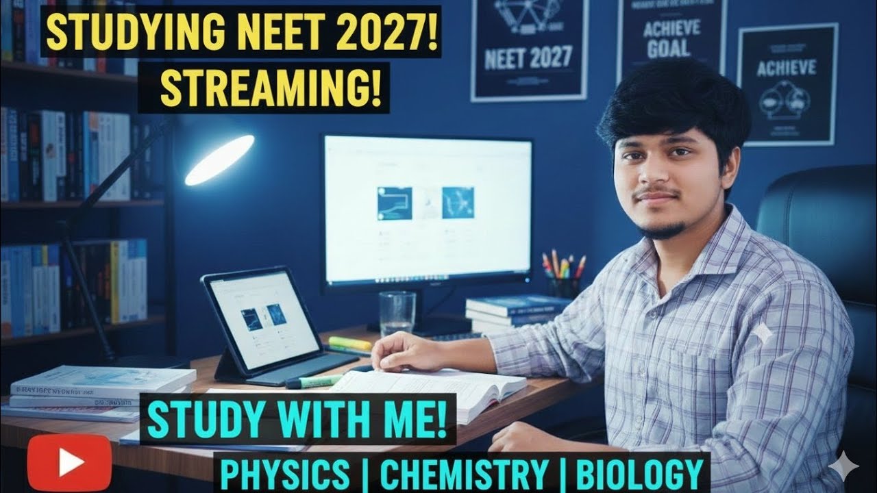 #studywithme #live  NEET Study 🔴 | 4:45 AM &ndash; 7:40 AM | Study With Me