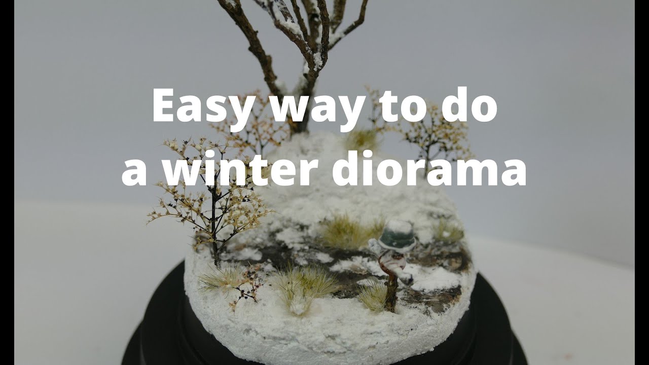 Winter Diorama Tutorial - Scale 1/35