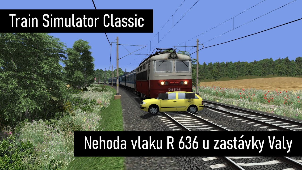 Nehoda R 636 u zastávky Valy