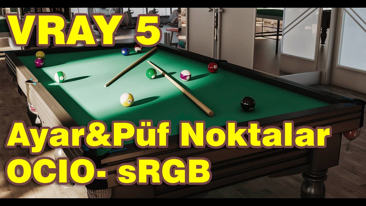 Vray5 Ayarları ve Püf Noktaları- OICO sRGB